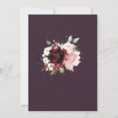 Bearbeitbar Save the Date 50. Geburtstag Einladung (Rückseite)