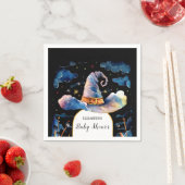 Bearbeitbar Simple Wizard Hat Baby Showdusche Serviette (Beispiel)