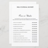 Bearbeitbar über oder unter Brautparty (Vorne/Hinten)