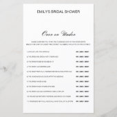 Bearbeitbar über oder unter Brautparty (Vorderseite)