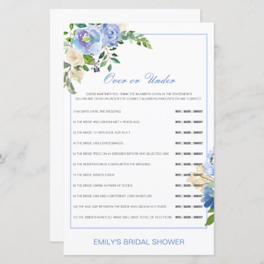 Bearbeitbar über oder unter Brautparty (Vorne/Hinten)