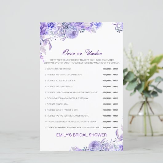 Bearbeitbar über oder unter Brautparty (Stehend Vorderseite)