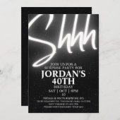 Bearbeitbar, überraschendes Party, Überraschung Ge Einladung (Vorne/Hinten)