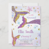 Bearbeitbar unter der Sea Party Card mit Regenboge Einladung (Vorderseite)