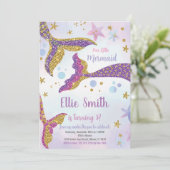 Bearbeitbar unter der Sea Party Card mit Regenboge Einladung (Stehend Vorderseite)