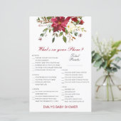 Bearbeitbar Was ist auf Ihrem Handy Baby Shower Ga (Stehend Vorderseite)