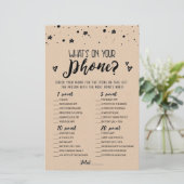 Bearbeitbar Was ist in Ihrem Brautparty? (Stehend Vorderseite)