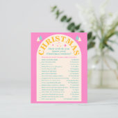 Bearbeitbar, Weihnachts-Cookie, Weihnachtsspielkar (Stehend Vorderseite)