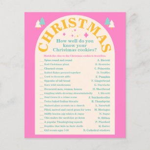 Bearbeitbar, Weihnachts-Cookie, Weihnachtsspielkar
