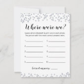 Bearbeitbar, wo wir Brautparty-Spielkarte hatten Einladung (Vorderseite)