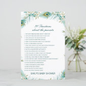 Bearbeitbare 20 Fragen zu Kinderdusche (Stehend Vorderseite)