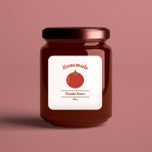 Bearbeitbare Aufkleber für Tomato Sauce