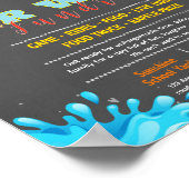 Bearbeitbare Autowaschanlage-Fundraiser-Flugblatt Poster (Ecke)