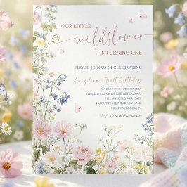 Bearbeitbare Baby Shower Einladung Eine kleine Wil