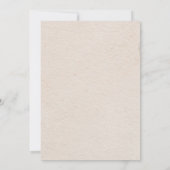 Bearbeitbare Babyshower-Tischnummern | Minimalisti Einladung (Rückseite)