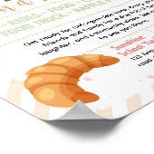 Bearbeitbare Backverkaufs-Fundraiser-Flugblatt Poster (Ecke)
