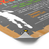 Bearbeitbare Basketball-Spendenflyer Poster (Ecke)