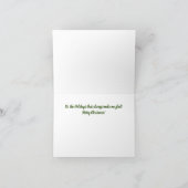 Bearbeitbare Basset Hound Lover Dog Weihnachtskart Karte (Innenseite)