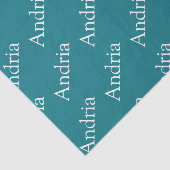 Bearbeitbare Bezeichnung mit gefliestem Monogramm Seidenpapier (Ausschnitt)