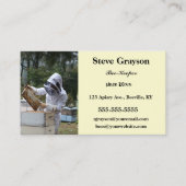 Bearbeitbare Bienenhalter-Visitenkarte Visitenkarte (Vorderseite)