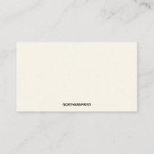 Bearbeitbare Blätter Babys Library Enclosure Card Begleitkarte (Rückseite)