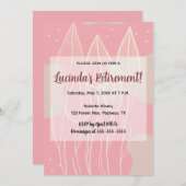 Bearbeitbare Blätter und Hintergrund der Dusty-Ros Einladung (Vorne/Hinten)