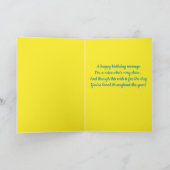 Bearbeitbare Blume Karte (Innenseite)