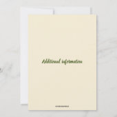 Bearbeitbare Blume und Bücher zum Geburtstag Einladung (Rückseite)