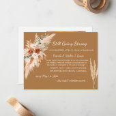 Bearbeitbare Bohemische Einladung zur Verlängerung (Vorderseite/Rückseite Beispiel)