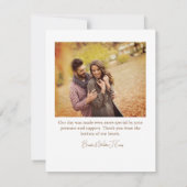 Bearbeitbare Bohemische Einladung zur Verlängerung (Rückseite)