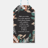 Bearbeitbare Brotquoten Geschenkanhänger (Vorderseite)