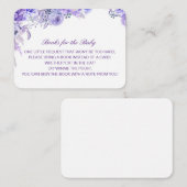 Bearbeitbare Bücher für die Beipackkarte des Babys Begleitkarte (Vorne/Hinten)