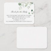 Bearbeitbare Bücher für die Beipackkarte des Babys Begleitkarte (Vorne/Hinten)