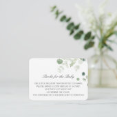 Bearbeitbare Bücher für die Beipackkarte des Babys Begleitkarte (Stehend Vorderseite)