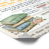 Bearbeitbare Buchmesse-Fundraising-Flugblatt Poster (Ecke)