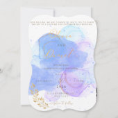 Bearbeitbare Datei für Hochzeitseinladungsdesign Save The Date (Rückseite)