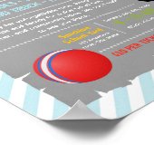 Bearbeitbare Dodgeball-Spendenflyer Poster (Ecke)