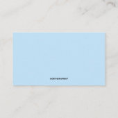 Bearbeitbare Dosentrainer-Visitenkarte Visitenkarte (Rückseite)