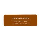 Bearbeitbare einfache Rückgabe (Vorne)