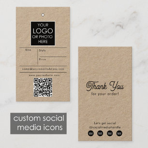 Bearbeitbare Einzelhandelspreismarke Kleiderhaken  Visitenkarte