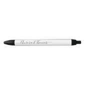 Bearbeitbare Farb-Calligrafie-Schrift Name Stift (Vorderseite)