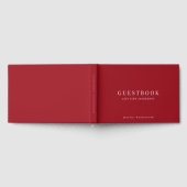 Bearbeitbare Farbe Moderne Klassische Ferienhausve Gästebuch (Voll)