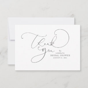 Bearbeitbare Farbe Süße Schrift Brautparty Dankesc