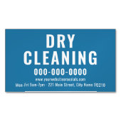 Bearbeitbare Farbtrockenreinigung Business Magnetk Magnetische Visitenkarte (Vorderseite)