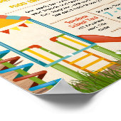Bearbeitbare Felder Tag Flyer Poster (Ecke)