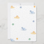 Bearbeitbare Flugzeuge zum Geburtstag Einladung (Rückseite)