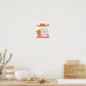 Bearbeitbare Fundraiser-Flugblatt für frittiertes Poster (Küche)