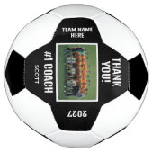 Bearbeitbare Fußballtrainer-Dankeschön-Team-Design Fußball (Gedreht)