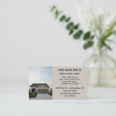 Bearbeitbare Garage Door Company Visitenkarte (Stehend Vorderseite)