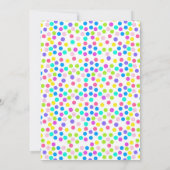 Bearbeitbare Geburtstagseinladung Mädchen Alter 5 Einladung (Rückseite)